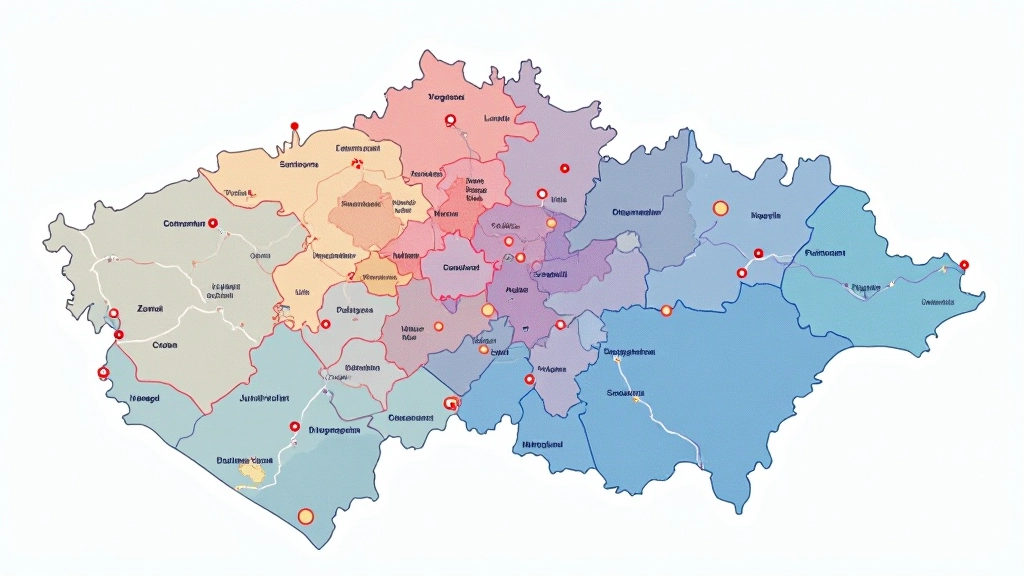 Mapa České republiky zobrazující pokrytí optických vláken podle krajů